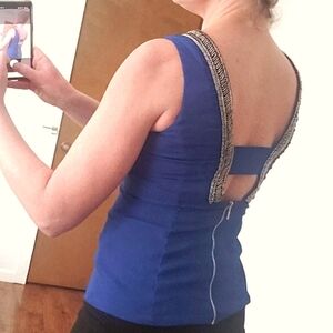 🖤3/$15 XOXO Beaded Top, Size Small